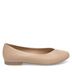 Baleriny Lasocki. Brązowe baleriny Lasocki, bez wzorów, bez obcasa. Za 149.99 zł.
