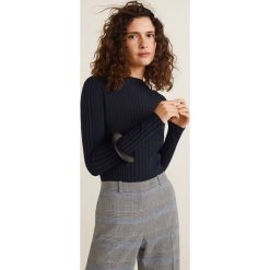 Mango - Sweter Shade. Niebieskie swetry Mango, l, bez wzorów, z dzianiny, bez ramiączek. W wyprzedaży za 69.90 zł.