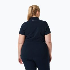 Koszulka polo damska Helly Hansen Crew Pique 2 Polo. Niebieskie koszulki polo Helly Hansen, l, bez wzorów, bez kołnierzyka, bez ramiączek. Za 230.50 zł.