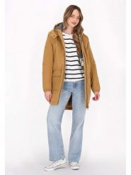 Schmuddelwedda Parka w kolorze jasnobrązowym rozmiar: S. Brązowe parki Schmuddelwedda, s, bez kaptura. Za 424.06 zł.