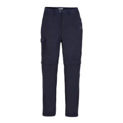 Spodnie Damskie Expert Kiwi Convertible. Niebieskie spodnie sportowe Craghoppers, na lato, bez wzorów, trekkingowe. Za 240.99 zł.