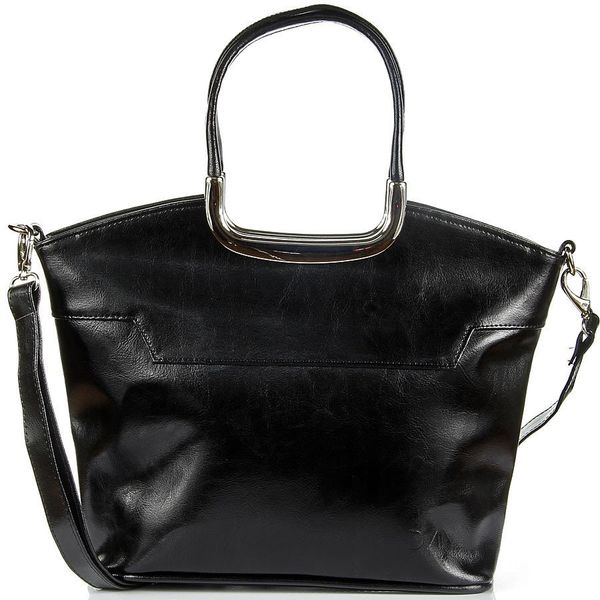 Aktówka kuferek ze skóry naturalnej DAN-A T261 czarna. Czarne torebki klasyczne DAN-A, bez wzorów, ze skóry, bez dodatków. Za 369.99 zł.