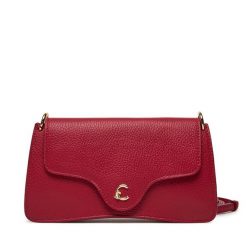 Torebka Coccinelle. Czerwone listonoszki Coccinelle, bez wzorów, bez dodatków. Za 839.99 zł.