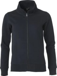 Clique Classic Cardigan Women - kardigan sweatshirt z kieszeniami na zamek. Czarne kardigany CLIQUE, s, bez wzorów, z bawełny. Za 213.20 zł.
