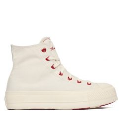 Trampki Converse. Białe trampki Converse, bez wzorów, bez zapięcia. Za 449.99 zł.