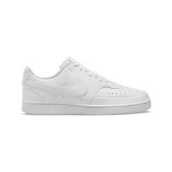 Buty na co dzień damskie NIKE COURT VISION eko skóra. Białe obuwie sportowe Nike, ze skóry, bez zapięcia, trekkingowe, Nike Court. Za 329.99 zł.