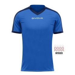 Koszulka sportowa Givova Revolution Royal-Blue 3XL. Niebieskie bluzki Givova, bez wzorów, bez ramiączek, do biegania. Za 122.99 zł.