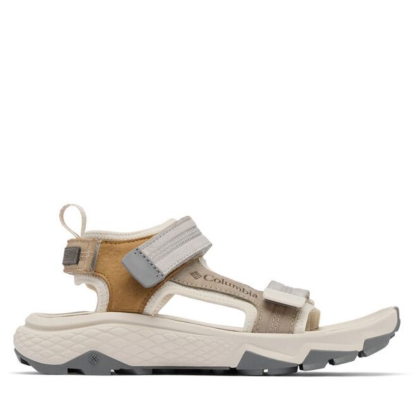 Sandały Columbia. Brązowe sandały Columbia, bez wzorów, sportowe, bez obcasa, bez zapięcia. Za 369.99 zł.