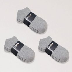 Skarpety techniczne treningowe Ghost - 15 par szare. Białe skarpety LEGEA, bez wzorów, z elastanu. Za 56.00 zł.