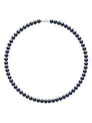 Pearl Addict Naszyjnik z pereł w kolorze granatowym - dł. 42 cm rozmiar: onesize. Niebieskie naszyjniki Pearl Addict, z perłą, srebrne. Za 347.99 zł.