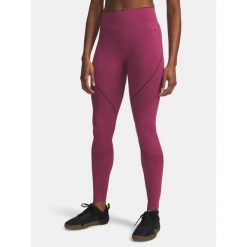 Legginsy Under Armour Vanish Seamless. Czerwone legginsy Under Armour, bez wzorów. Za 209.99 zł.