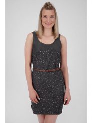 Alife and kickin Sukienka "Doia" w kolorze czarnym rozmiar: M. Czarne sukienki Alife and Kickin, m, bez wzorów, ze skóry, bez kołnierzyka, bez ramiączek, mini. Za 82.99 zł.