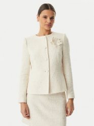 Rinascimento Marynarka CFC0128068003 Beżowy jasny Slim Fit. Brązowe marynarki i żakiety Rinascimento, l, bez wzorów, z syntetyku. Za 869.99 zł.