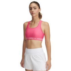 Biustonosz o umiarkowanym wsparciu dla kobiet Under Armour. Białe bielizna sportowa Under Armour, xs, bez wzorów. Za 231.99 zł.