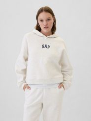 GAP Bluza w kolorze jasnoszarym rozmiar: M. Szare bluzy sportowe GAP, m, bez wzorów, z kapturem. Za 132.05 zł.