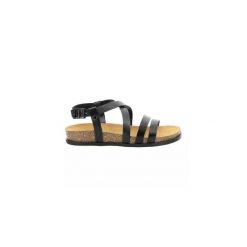 Sandały KICKERS 931650 50 Czarny. Czarne sandały Kickers, bez wzorów, ze skóry, bez obcasa, bez zapięcia. Za 297.99 zł.