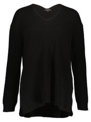 More & More Sweter w kolorze czarnym rozmiar: 46. Czarne swetry More & More, bez wzorów, prążkowane, bez ramiączek. Za 70.41 zł.