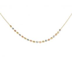 Złoty naszyjnik - kulki. Żółte naszyjniki Apart, złote. Za 1,519.00 zł.