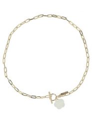 Ivy Pozłacany naszyjnik z zawieszką - dł. 46 cm rozmiar: onesize. Żółte naszyjniki IVY, pozłacane. Za 43.99 zł.