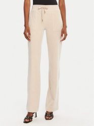 Juicy Couture Spodnie dresowe Del Ray JCAP180G Beżowy Regular Fit. Brązowe spodnie dresowe Juicy Couture, l, bez wzorów, z dresówki. Za 349.99 zł.