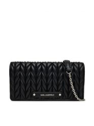 KARL LAGERFELD Torebka A2W32027 Czarny. Czarne torebki klasyczne KARL LAGERFELD, bez wzorów, ze skóry, bez dodatków. Za 399.99 zł.