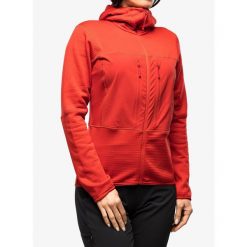 Bluza polarowa damska Berghaus MTN Guide MW Hoody. Czerwone bluzy Berghaus, na zimę, xs, bez wzorów, z polaru, bez kaptura. Za 466.99 zł.