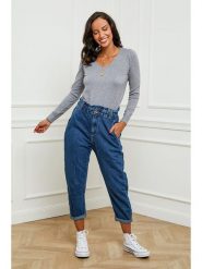 Soft Cashmere Sweter w kolorze szarym rozmiar: 34/36. Szare swetry Soft Cashmere, bez wzorów, z kaszmiru, bez ramiączek. Za 73.99 zł.