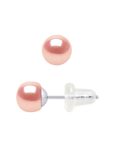 Mitzuko Złote kolczyki-wkrętki z perłami rozmiar: onesize. Szare kolczyki Mitzuko, z perłą, złote. Za 186.63 zł.