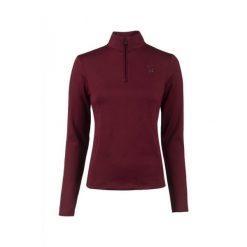 Damska koszulka do jazdy konnej Cavallo Cavagemma. Czerwone bluzki CAVALLO, bez wzorów, sportowe, bez kołnierzyka, bez ramiączek. Za 294.00 zł.