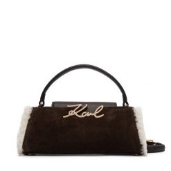 Torebka KARL LAGERFELD. Brązowe torebki klasyczne KARL LAGERFELD, bez wzorów, bez dodatków. Za 1,149.00 zł.