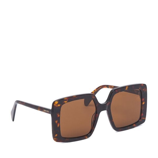 Okulary przeciwsłoneczne Nine West. Brązowe okulary przeciwsłoneczne Nine West, bez wzorów. Za 149.99 zł.