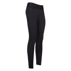 Damskie legginsy jeździeckie z pełną przyczepnością Imperial Riding EL Capone. Czarne legginsy IMPERIAL RIDING, s, bez wzorów. Za 351.50 zł.
