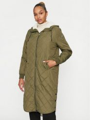 ONLY Płaszcz zimowy 15295389 Zielony Regular Fit. Zielone płaszcze Only, na zimę, s, bez wzorów, z syntetyku, bez kaptura. Za 279.99 zł.