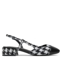 Sandały Call It Spring. Czarne sandały Call it Spring, bez wzorów, bez obcasa, na słupku, bez zapięcia. Za 169.99 zł.