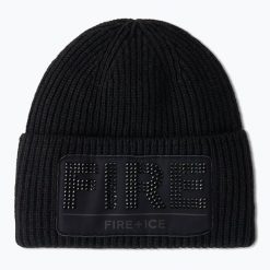 Czapka zimowa damska BOGNER FIRE+ICE Aneli. Czarne czapki bez wzorów, z kaszmiru. Za 439.99 zł.