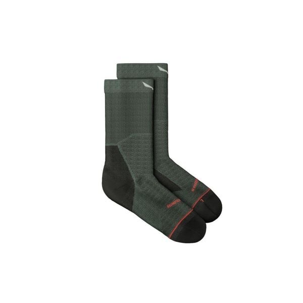 Skarpety trekkingowe damskie Eagle Light Crew Women. Zielone skarpety Salewa, bez wzorów. Za 89.99 zł.