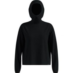 Bluza z kapturem Odlo Mid layer hoody CUBIC. Czarne bluzy Odlo, l, bez wzorów, z materiału, z kapturem. Za 225.49 zł.