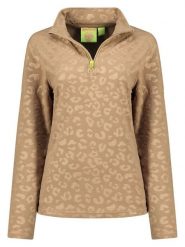 Geographical Norway Bluza polarowa w kolorze beżowym rozmiar: L. Brązowe bluzy Geographical Norway, l, bez wzorów, z polaru, bez kaptura. Za 87.19 zł.