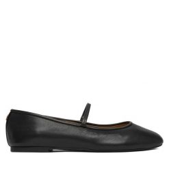 Baleriny LAUREN RALPH LAUREN. Czarne baleriny Lauren Ralph Lauren, bez wzorów, bez obcasa. Za 549.99 zł.