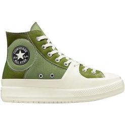 Trampki Converse Chuck Taylor All Star Construct, Dla obu płci. Zielone obuwie sportowe Converse, bez zapięcia. W wyprzedaży za 390.00 zł.