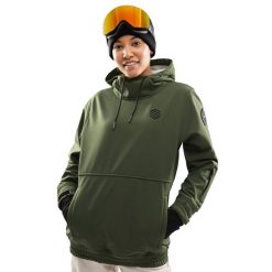 Damska kurtka snowboardowa Sporty zimowe Siroko W1-W Kilimanjaro. Zielone kurtki narciarskie SIROKO, s, bez wzorów, z softshellu, bez kaptura, narciarskie. W wyprzedaży za 253.00 zł.