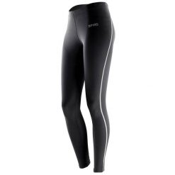Damskie Legginsy Bodyfit Z Warstwą Bazową. Czarne legginsy SPIRO, l, bez wzorów. Za 87.99 zł.