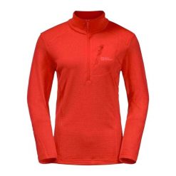 Bluza Damska Kolbenberg. Czerwone bluzy Jack Wolfskin, bez wzorów, bez kaptura. Za 305.99 zł.