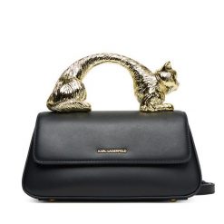 Torebka KARL LAGERFELD. Czarne torebki klasyczne KARL LAGERFELD, bez wzorów, bez dodatków. Za 1,299.00 zł.