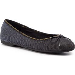 Baleriny TOMMY HILFIGER - Glitter Ballerina FW0FW04006 Silver 000. Szare baleriny TOMMY HILFIGER, bez wzorów, z materiału, bez obcasa. W wyprzedaży za 209.00 zł.