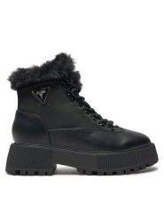 Guess Trapery Rezim FLFREZ ELE10 Czarny. Czarne trapery i śniegowce Guess, ze skóry. Za 879.99 zł.