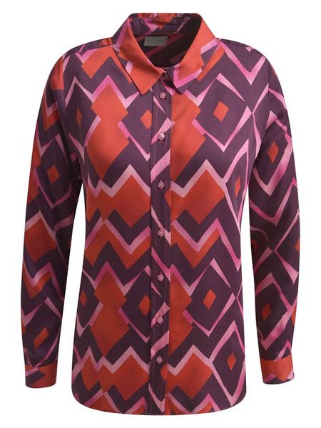 Milano Italy Koszula w kolorze fioletowym rozmiar: 36. Różowe koszule Milano Italy, bez wzorów, z wiskozy, bez kołnierzyka, bez ramiączek. Za 173.99 zł.