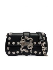 Just Cavalli Torebka 80RA4BA7 ZSE07 Czarny. Czarne torebki klasyczne Just Cavalli, bez wzorów, ze skóry, bez dodatków. Za 829.99 zł.