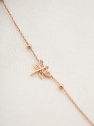 Lodie Silver Srebrna bransoletka z zawieszką na kostkę rozmiar: onesize. Szare bransoletki Lodie Silver, z cyrkonią, srebrne. Za 43.99 zł.