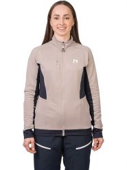 Hannah Kurtka funkcyjna "Nela" w kolorze beżowo-antracytowym rozmiar: 38. Brązowe kurtki sportowe Hannah, bez wzorów, bez kaptura, outdoorowe. Za 295.99 zł.